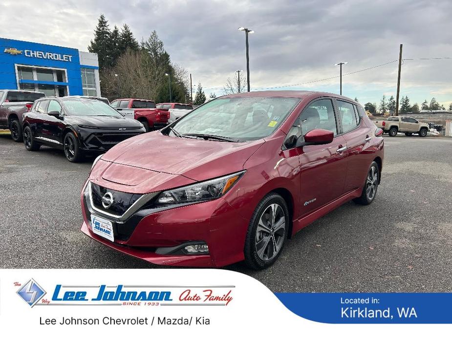 used 2018 Nissan Leaf car, priced at $12,494