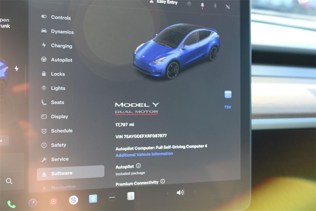 used 2024 Tesla Model Y car, priced at $39,985