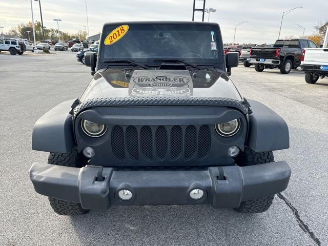 used 2018 Jeep Wrangler JK Unlimited car, priced at $29,000