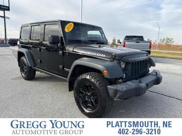 used 2018 Jeep Wrangler JK Unlimited car, priced at $29,000