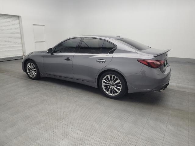 used 2021 INFINITI Q50 car, priced at $26,995