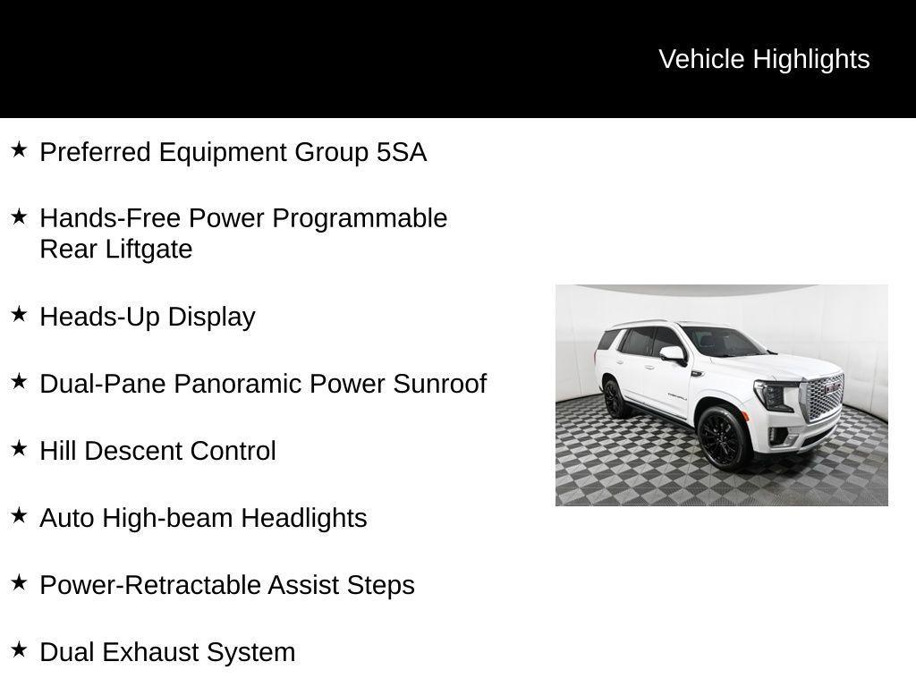 used 2022 GMC Yukon car, priced at $62,769
