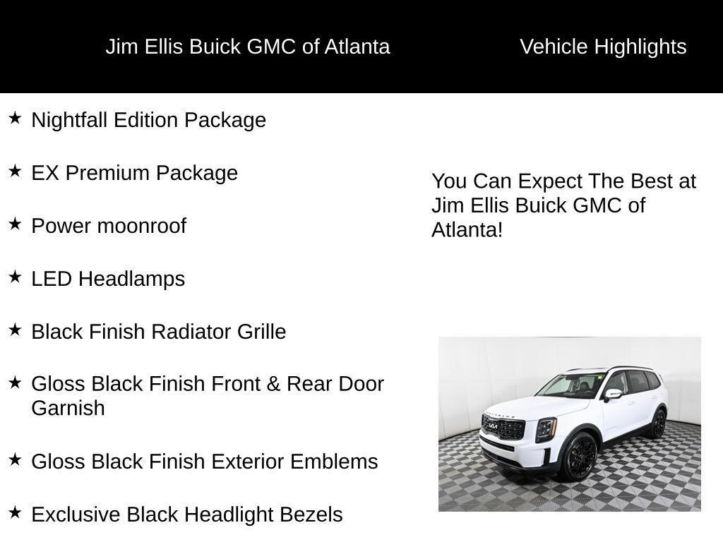 used 2022 Kia Telluride car, priced at $32,000