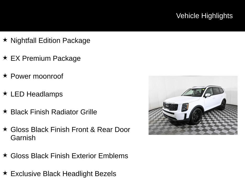 used 2022 Kia Telluride car, priced at $32,988