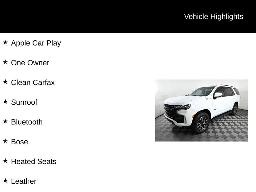 used 2023 Chevrolet Tahoe car, priced at $63,000