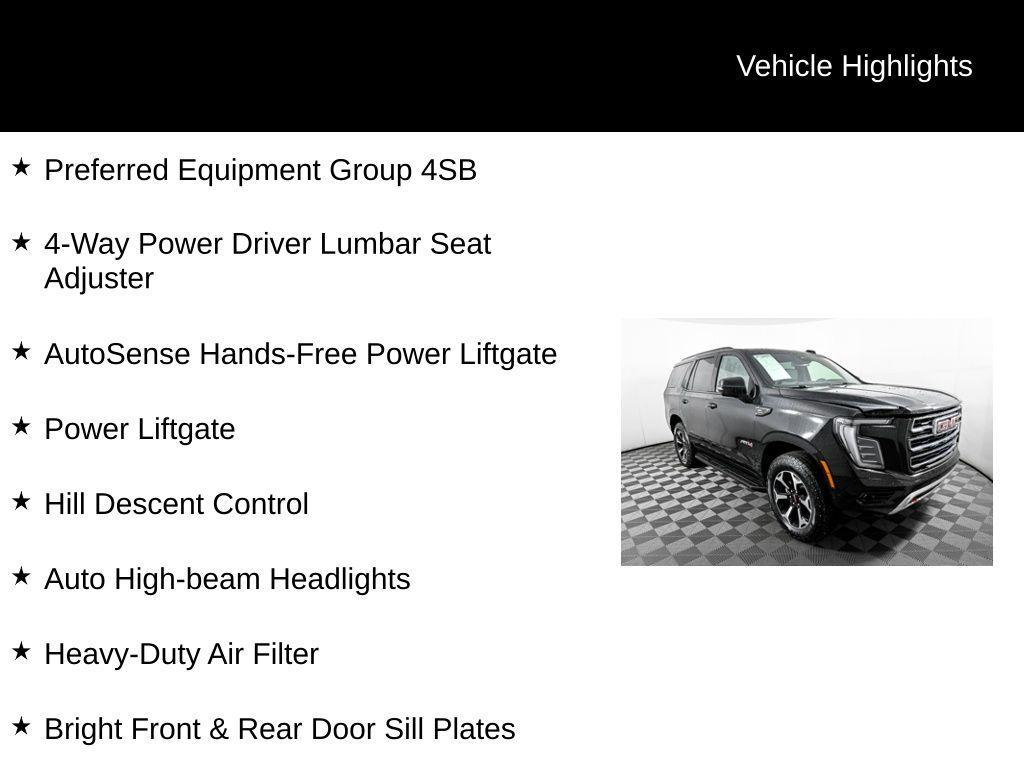 used 2025 GMC Yukon car, priced at $78,500
