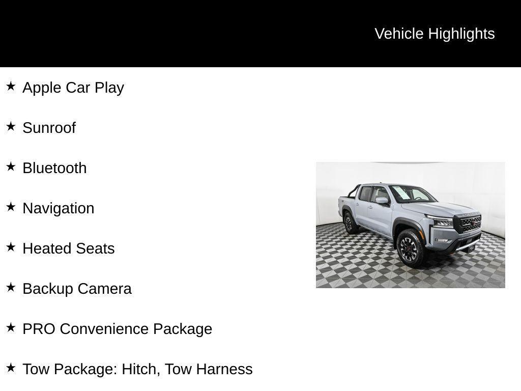 used 2023 Nissan Frontier car, priced at $38,500