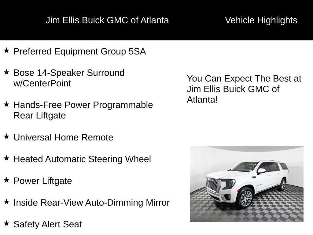 used 2021 GMC Yukon XL car, priced at $50,116