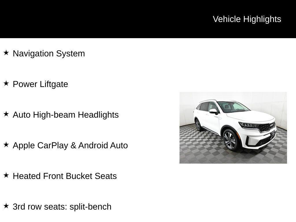 used 2023 Kia Sorento Hybrid car, priced at $32,500