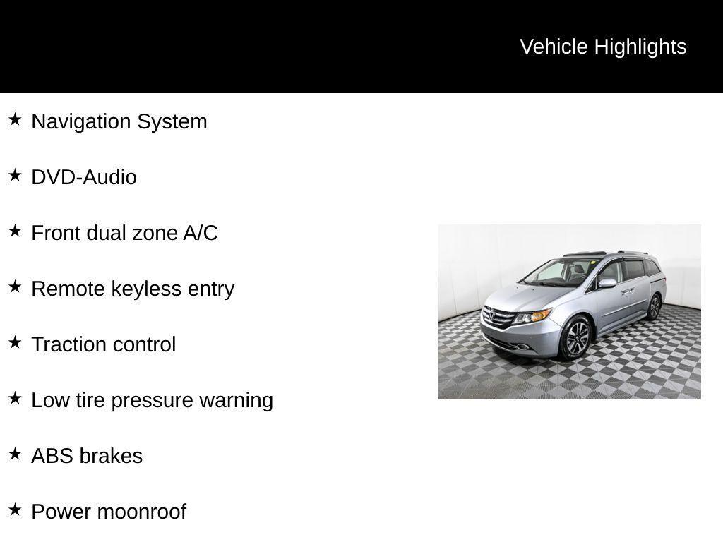 used 2016 Honda Odyssey car, priced at $13,994