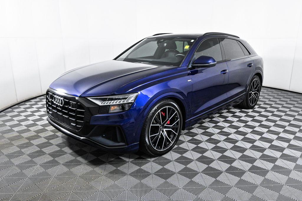 used 2020 Audi Q8 car, priced at $37,000