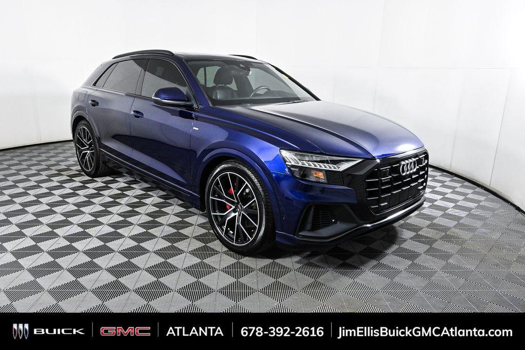 used 2020 Audi Q8 car, priced at $37,000