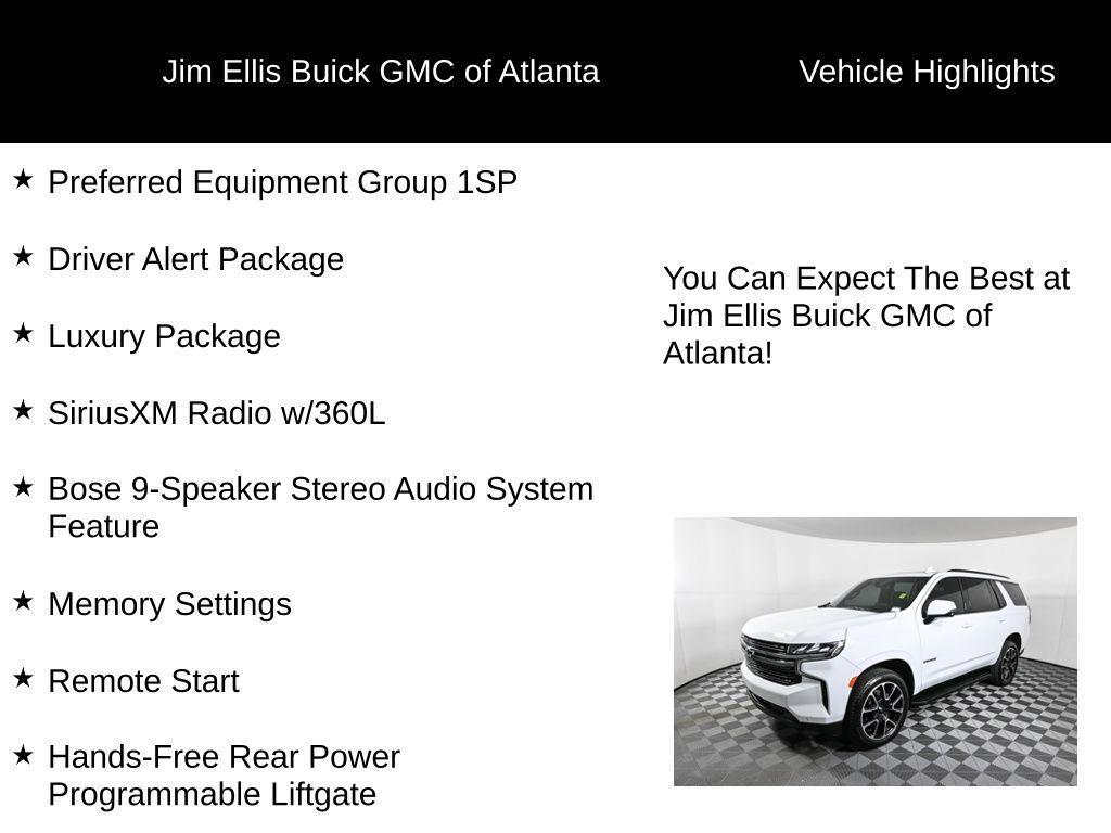 used 2022 Chevrolet Tahoe car, priced at $57,000