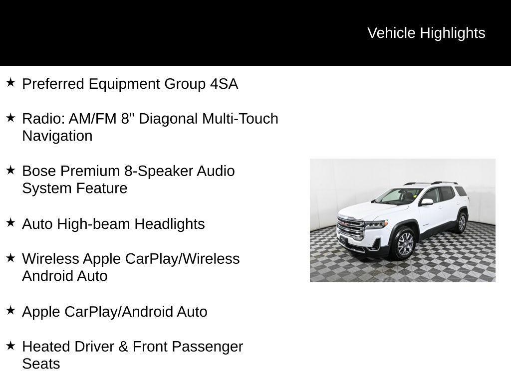 used 2023 GMC Acadia car, priced at $28,793