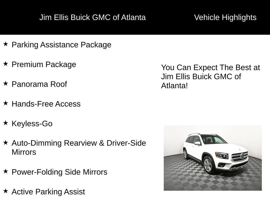 used 2023 Mercedes-Benz GLB 250 car, priced at $34,000