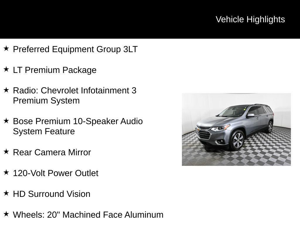used 2020 Chevrolet Traverse car, priced at $16,828