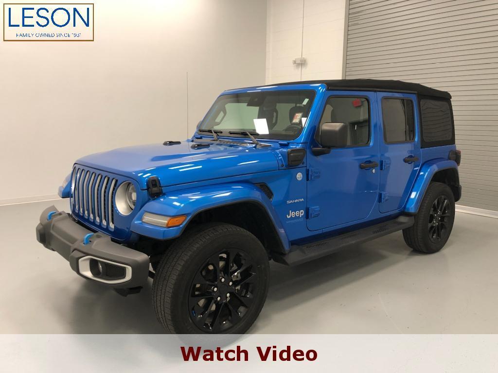 used 2022 Jeep Wrangler Unlimited 4xe car, priced at $31,888