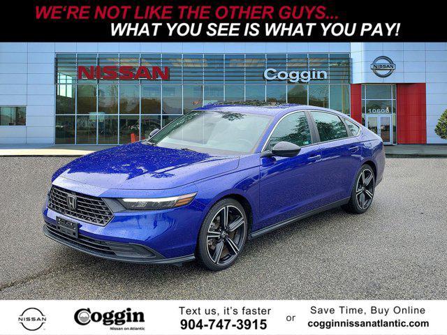 used 2023 Honda Accord Hybrid car, priced at $25,552