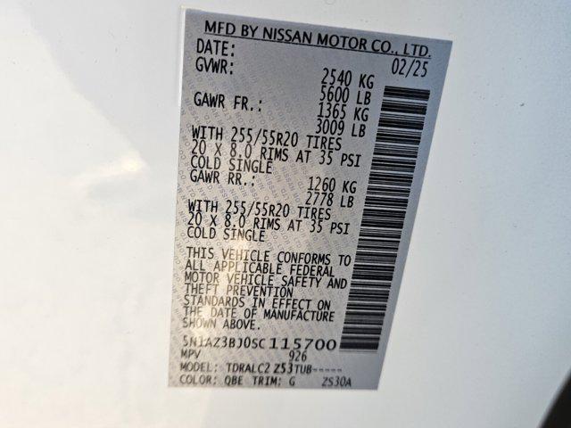 new 2025 Nissan Murano car, priced at $38,499