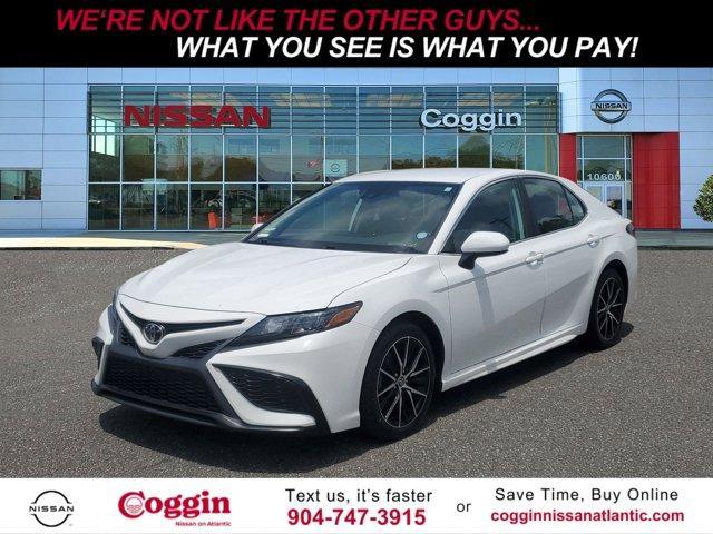 used 2021 Toyota Camry car, priced at $21,363