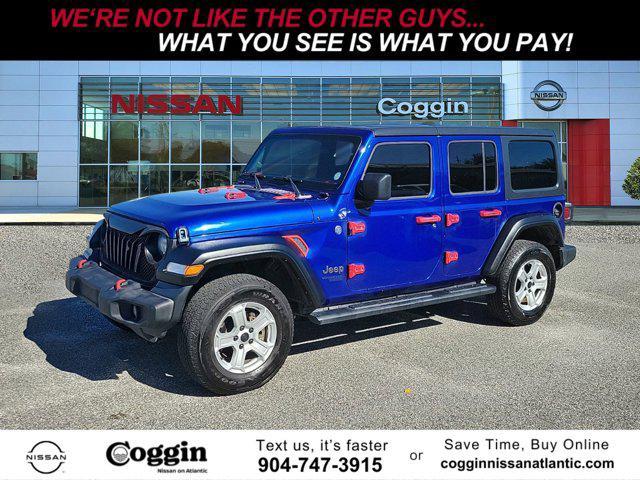 used 2018 Jeep Wrangler Unlimited car, priced at $21,796