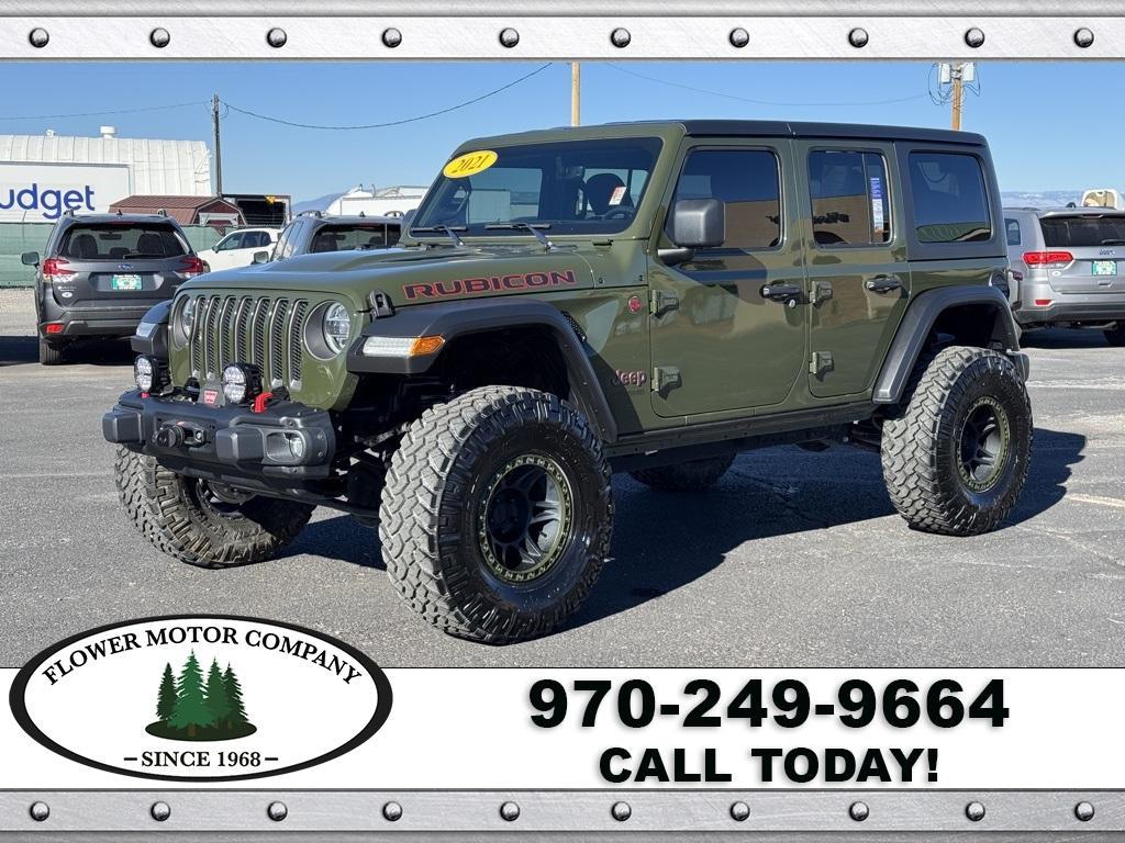 used 2021 Jeep Wrangler Unlimited car, priced at $47,699