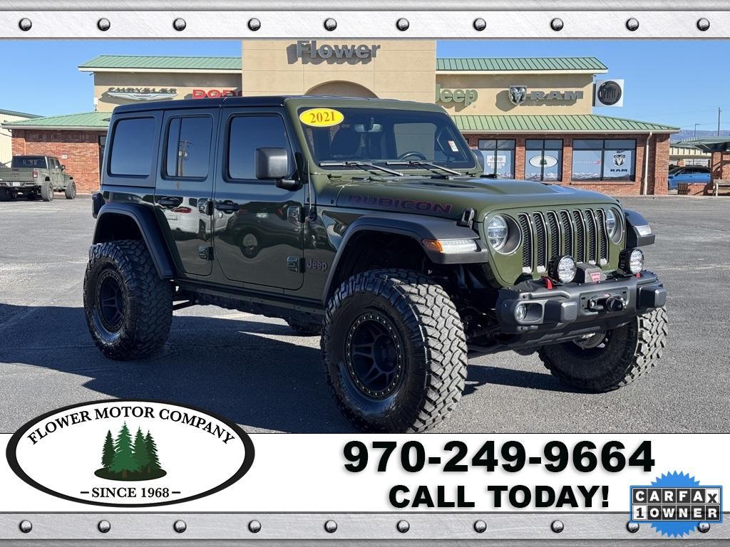 used 2021 Jeep Wrangler Unlimited car, priced at $47,699