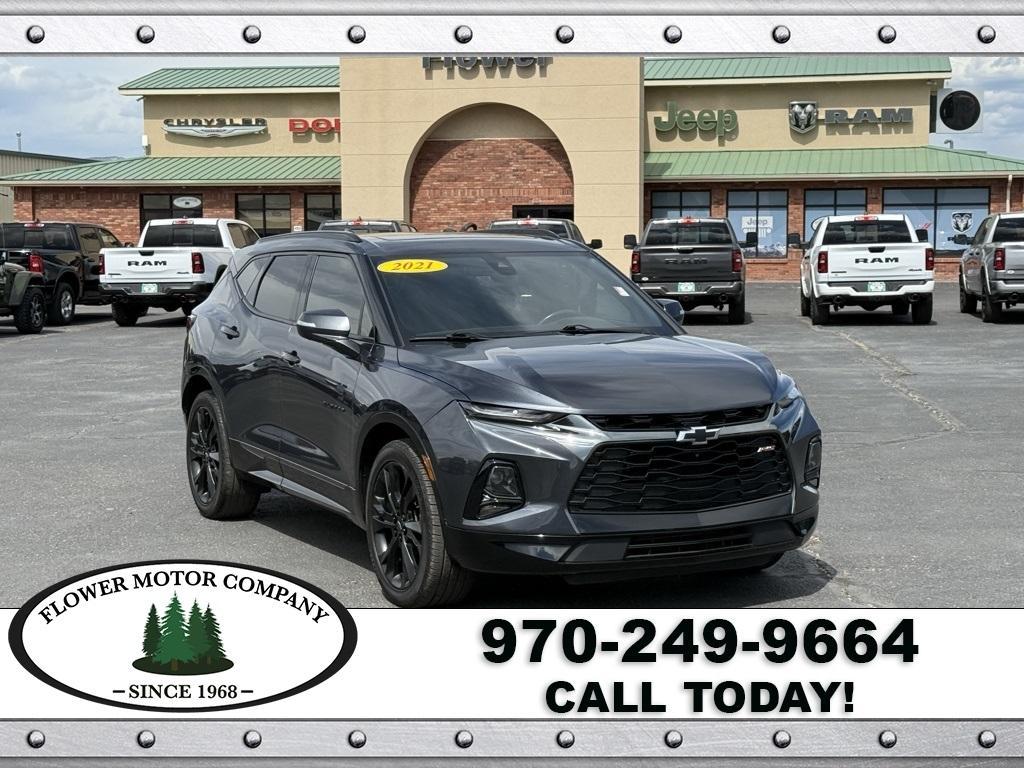 used 2021 Chevrolet Blazer car, priced at $29,147