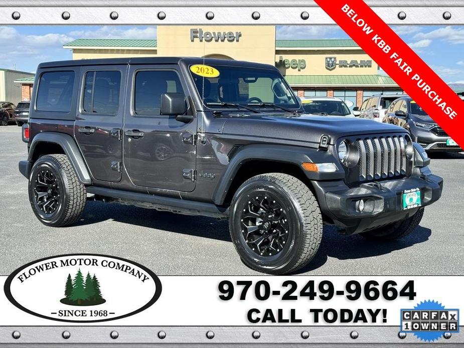 used 2023 Jeep Wrangler car, priced at $38,739