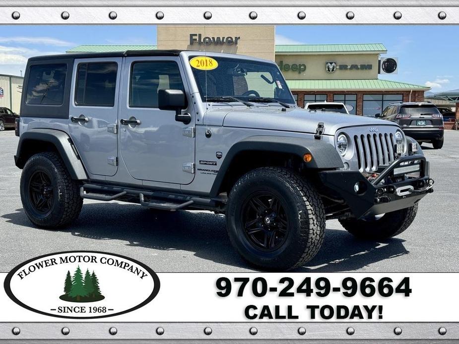 used 2018 Jeep Wrangler JK Unlimited car, priced at $28,485