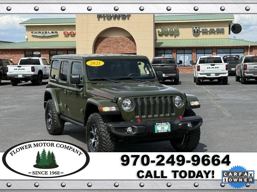 used 2021 Jeep Wrangler Unlimited car, priced at $43,485