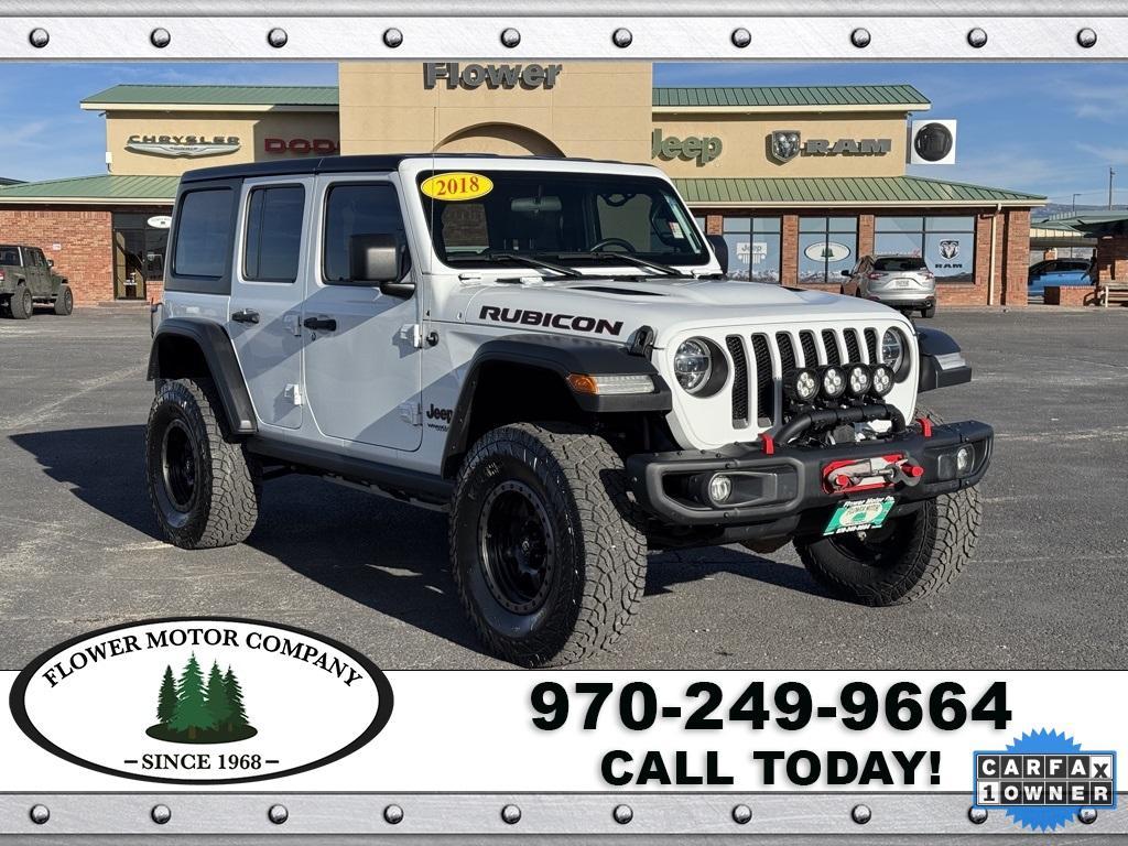 used 2018 Jeep Wrangler Unlimited car, priced at $38,253