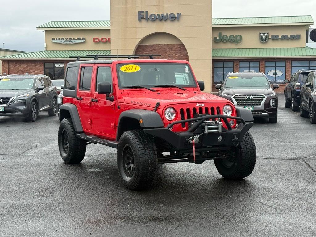 used 2014 Jeep Wrangler Unlimited car, priced at $23,095