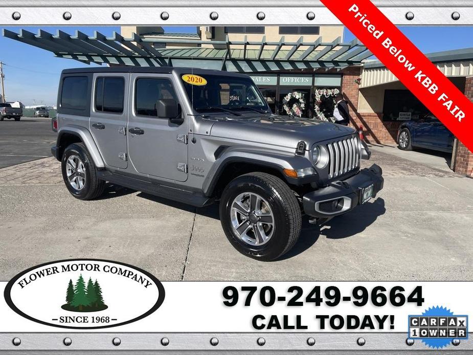 used 2020 Jeep Wrangler Unlimited car, priced at $30,314