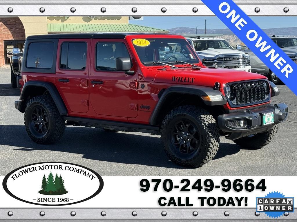 used 2024 Jeep Wrangler car, priced at $44,612
