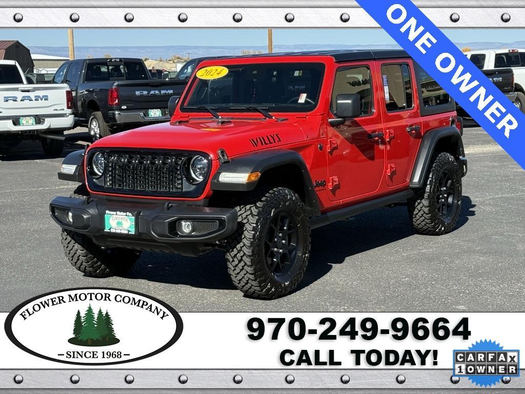 used 2024 Jeep Wrangler car, priced at $44,612