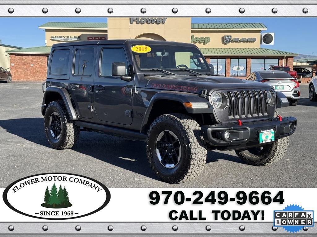 used 2018 Jeep Wrangler Unlimited car, priced at $31,120