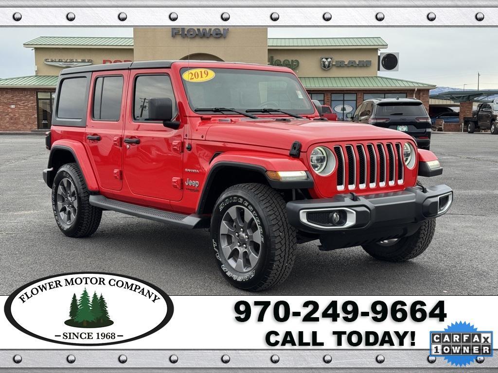 used 2019 Jeep Wrangler Unlimited car, priced at $32,499