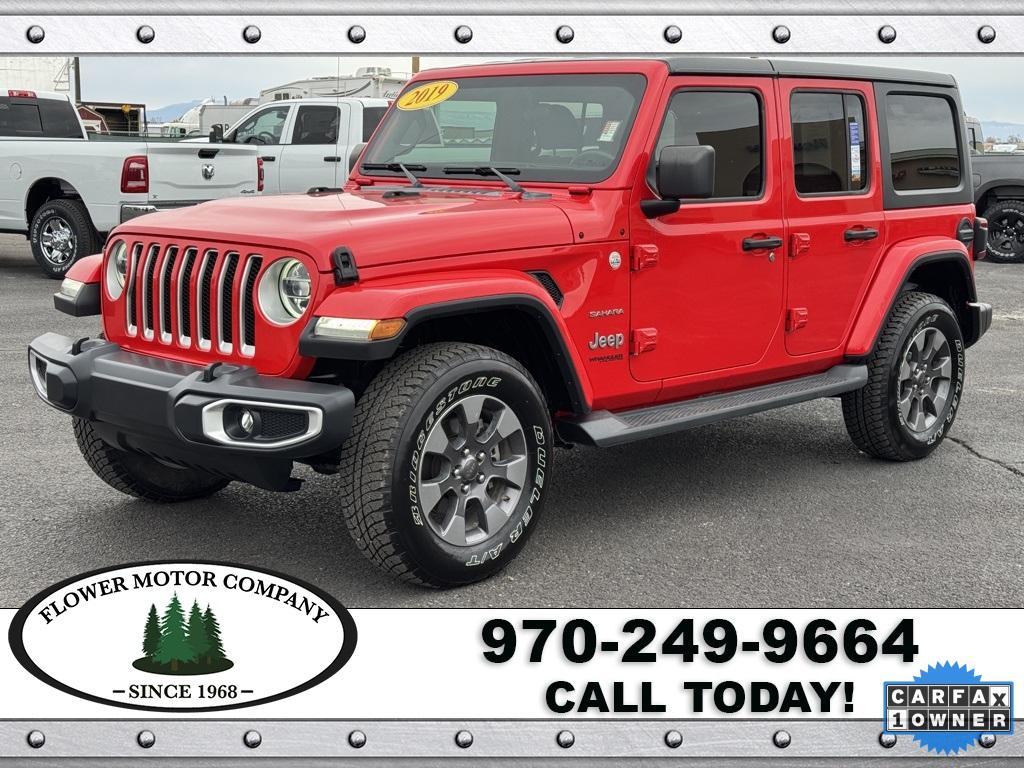 used 2019 Jeep Wrangler Unlimited car, priced at $30,485