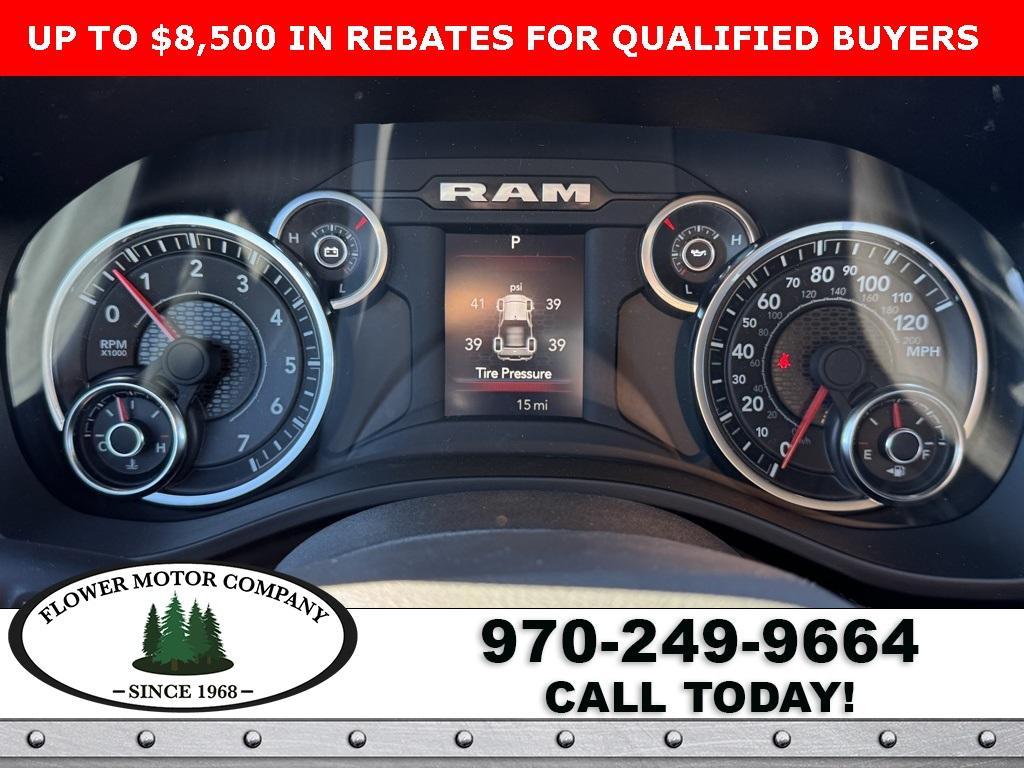 new 2025 Ram 1500 car, priced at $47,826