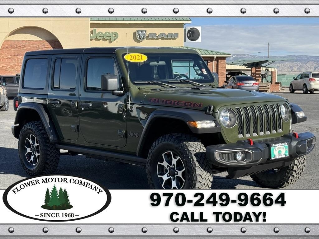 used 2021 Jeep Wrangler Unlimited car, priced at $36,856