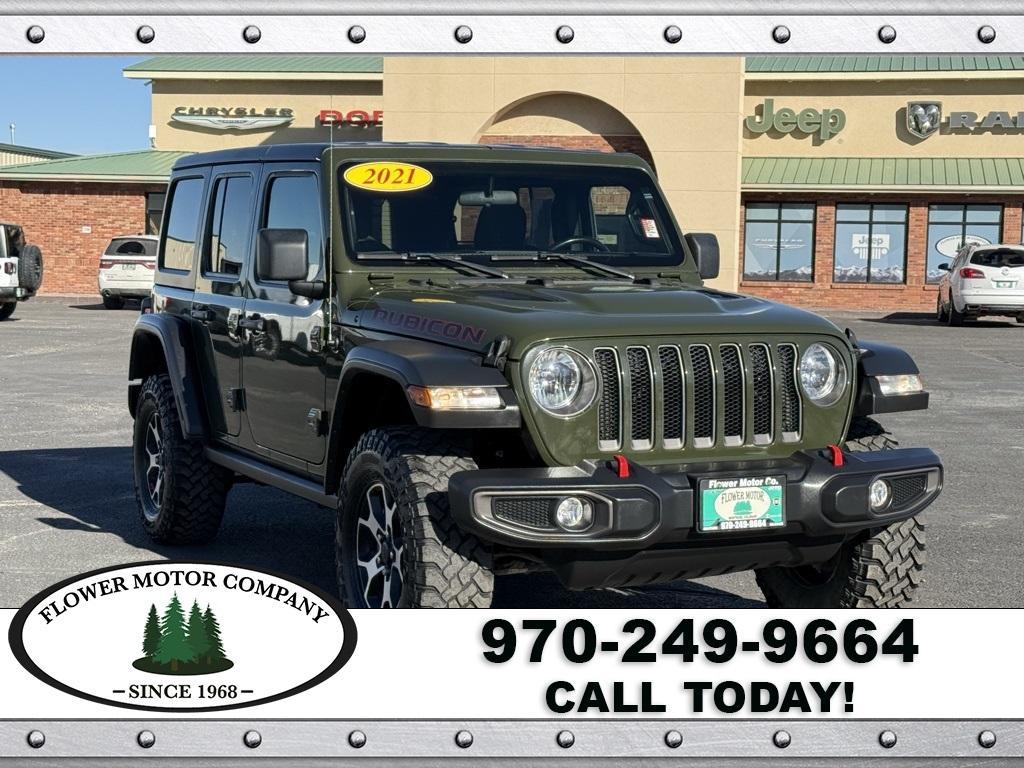 used 2021 Jeep Wrangler Unlimited car, priced at $36,856