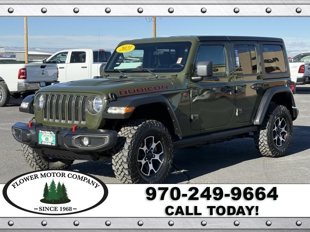 used 2021 Jeep Wrangler Unlimited car, priced at $36,856