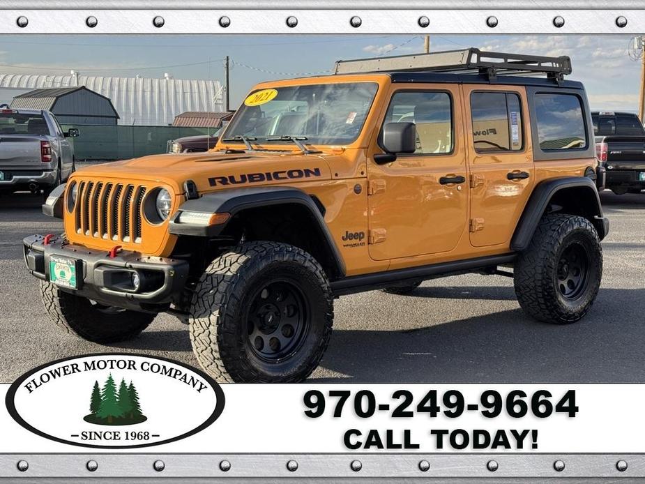 used 2021 Jeep Wrangler Unlimited car, priced at $42,074