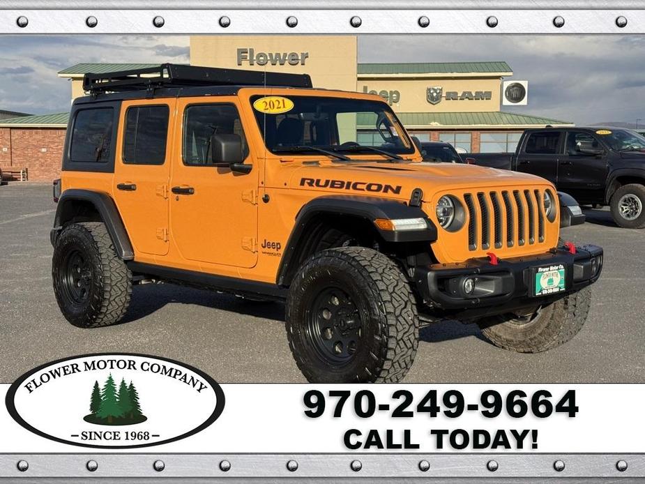 used 2021 Jeep Wrangler Unlimited car, priced at $37,985