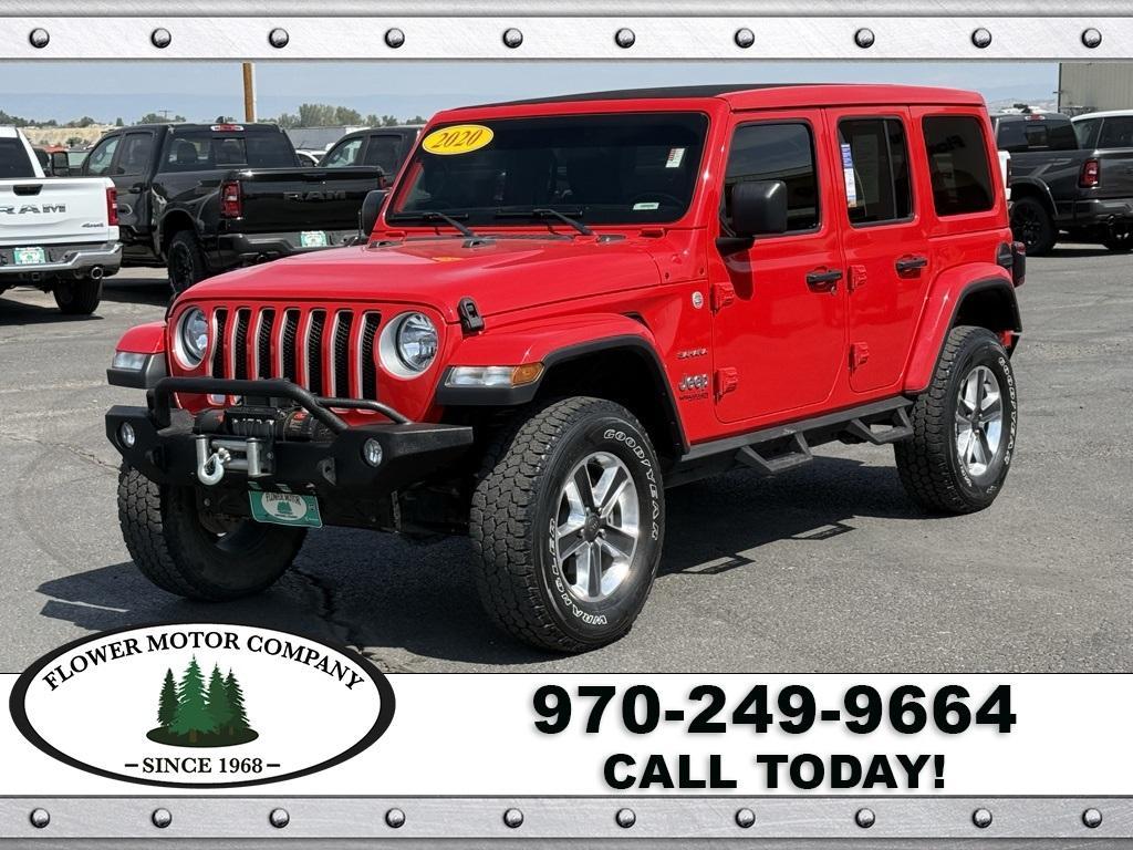used 2020 Jeep Wrangler Unlimited car, priced at $34,659
