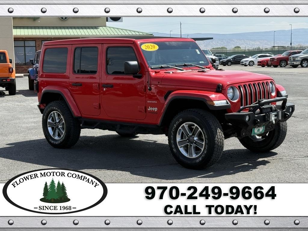 used 2020 Jeep Wrangler Unlimited car, priced at $34,659