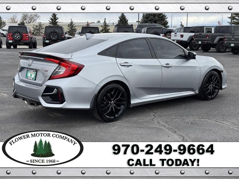 used 2020 Honda Civic Si car, priced at $25,499