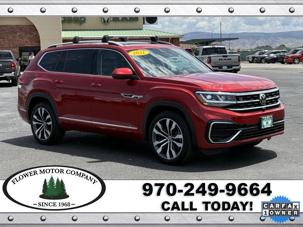 used 2021 Volkswagen Atlas car, priced at $40,000