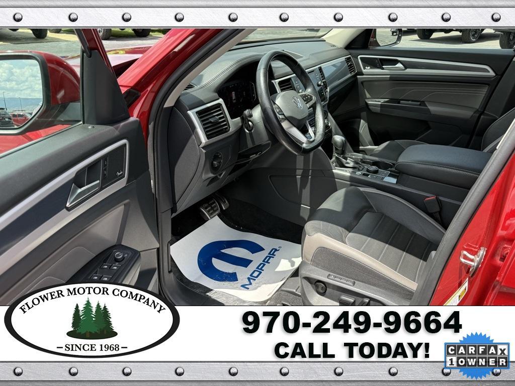used 2021 Volkswagen Atlas car, priced at $40,000